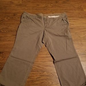 Old navy low waist 24W chinos/khakis